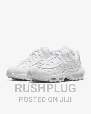 Nike Airmax 95 Triple White Sneakers