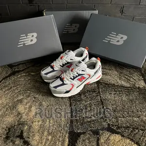 New Balance 530 Abzorb Fiery Red Blue Sneakers