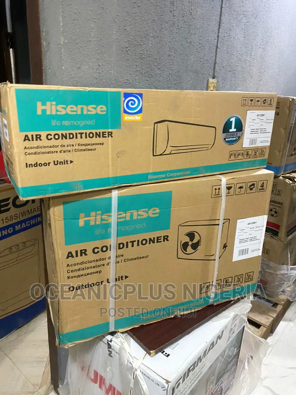 NEW IN Hisense Split 1.5 HP Inverter Air-Conditioner