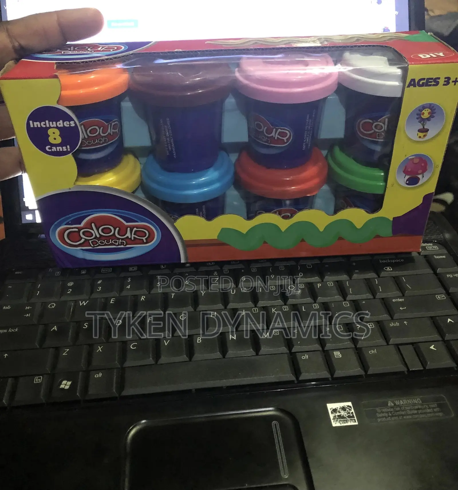 8 Cans Colour Dough Educational Material - Ages3+
