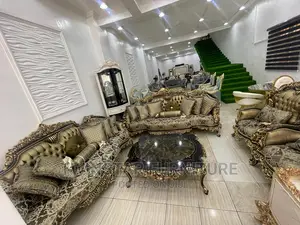 Modern Luxury Turkish Sofa Chair With Table and Side Stools
