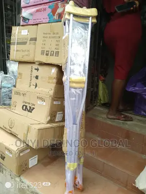 Aluminium Axillary Crutch, Crutches Sizes: L, M, S