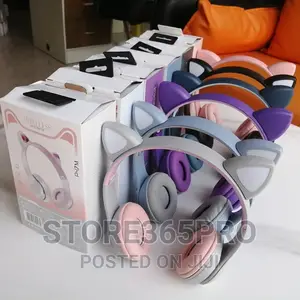 Cat Headset Bluetooth Wireless Cat Headphones