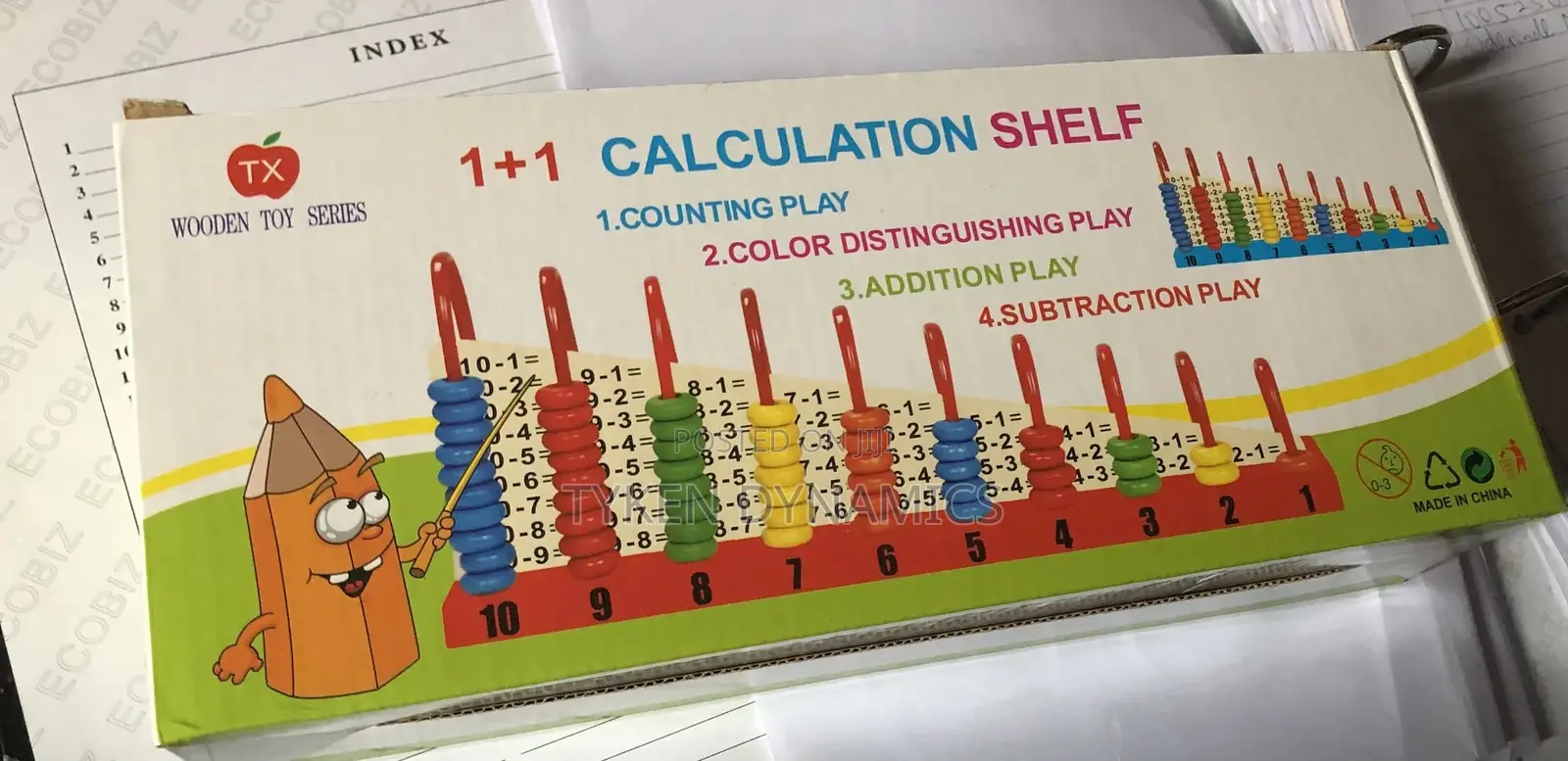 Montessori Material - Calculation Shelf Ages 3+