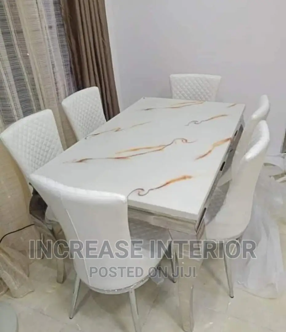 Imported Luxury Marble Dining Sets by 6