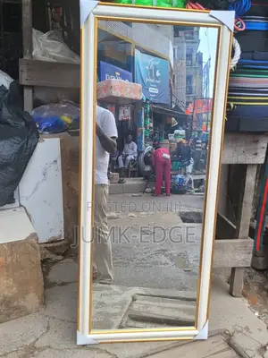 Quality Standing Mirror With White Frame