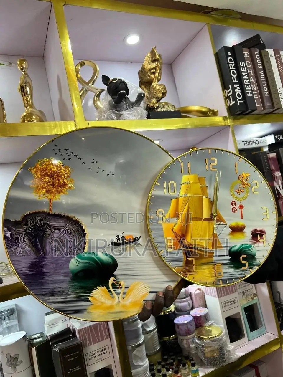 Luxury Clock With Frame. 2 in 1