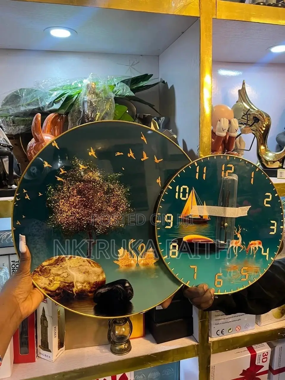 Luxury Clock With Frame. 2 in 1