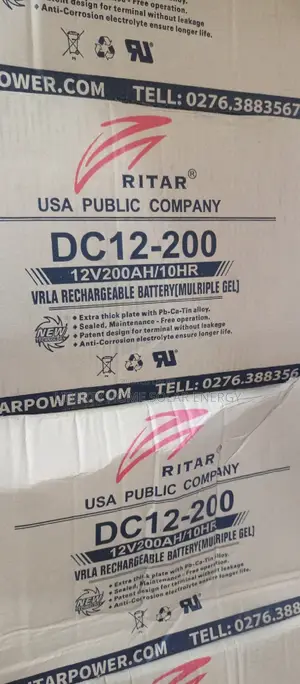 200ah Ritar Battery