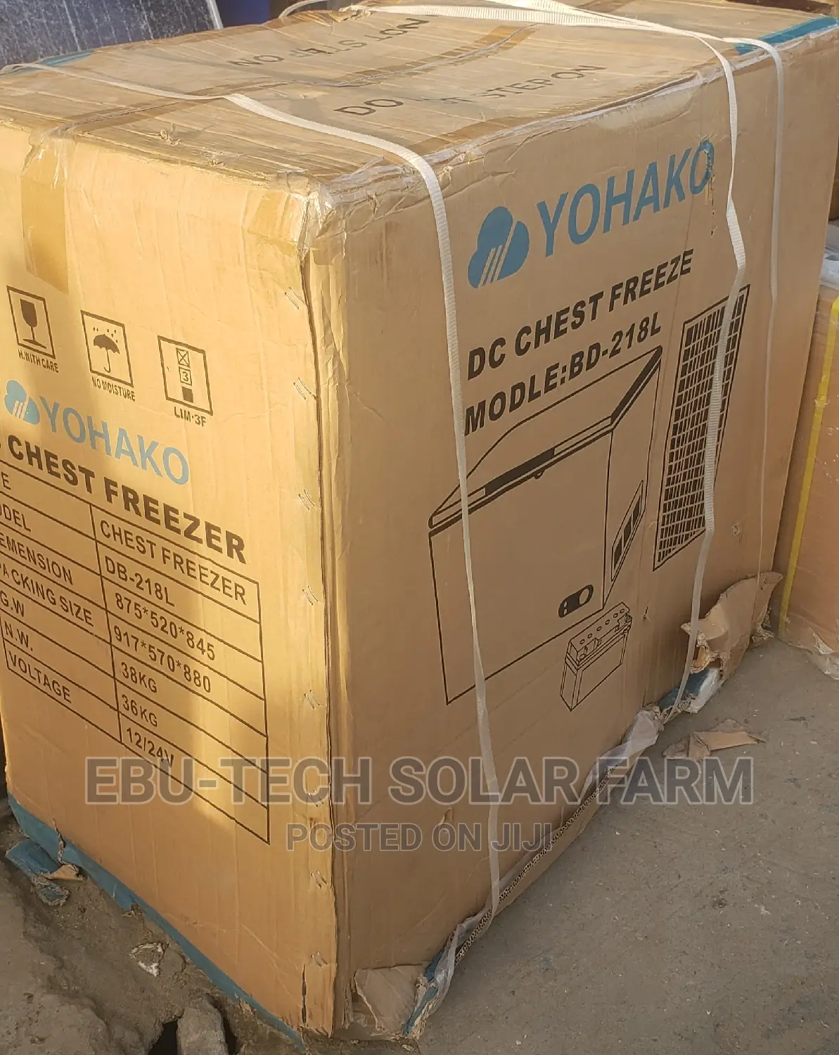 Model: Bd- 218l Yohako Chest Freezer