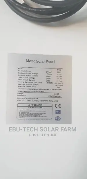 420watts 36v Mono Solar Panels