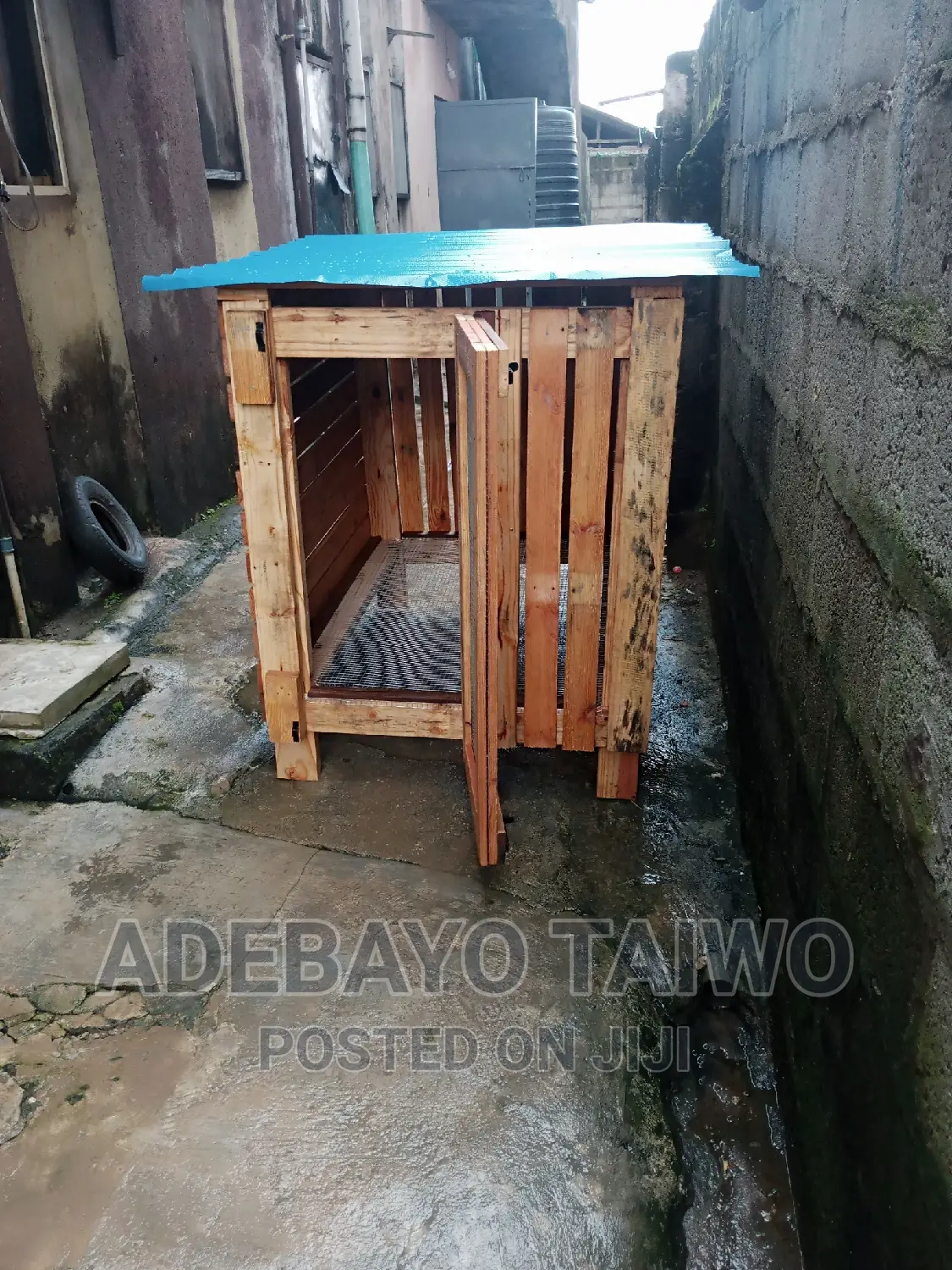Pallet Wooding Cage for Dogs
