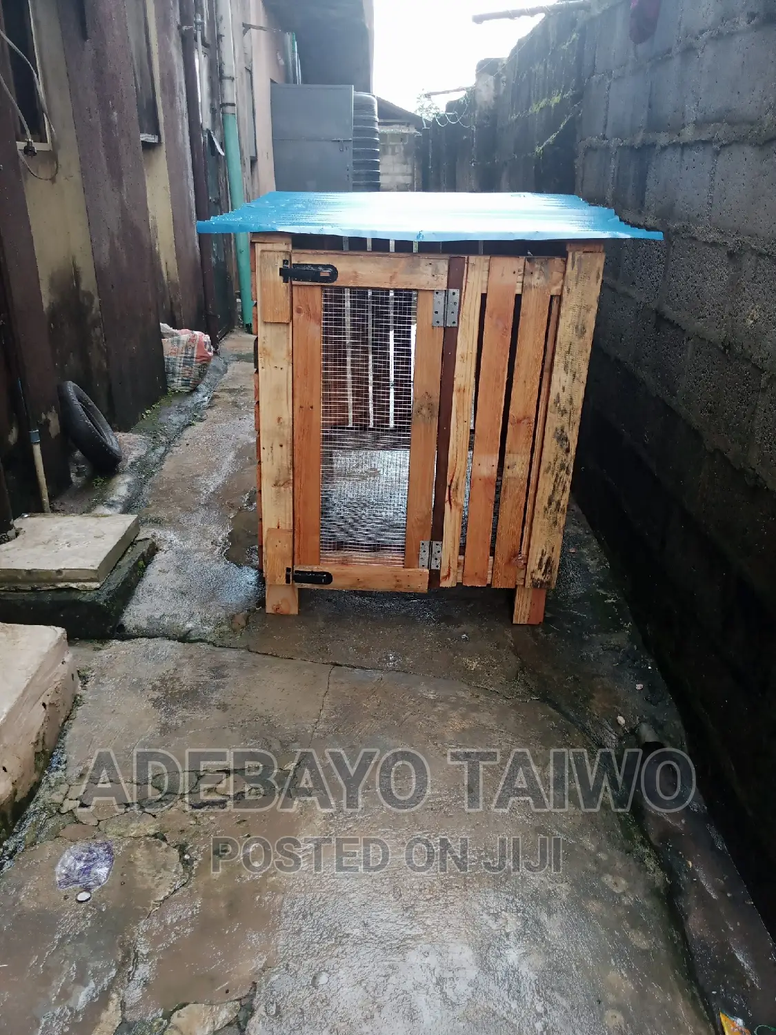 Pallet Wooding Cage for Dogs