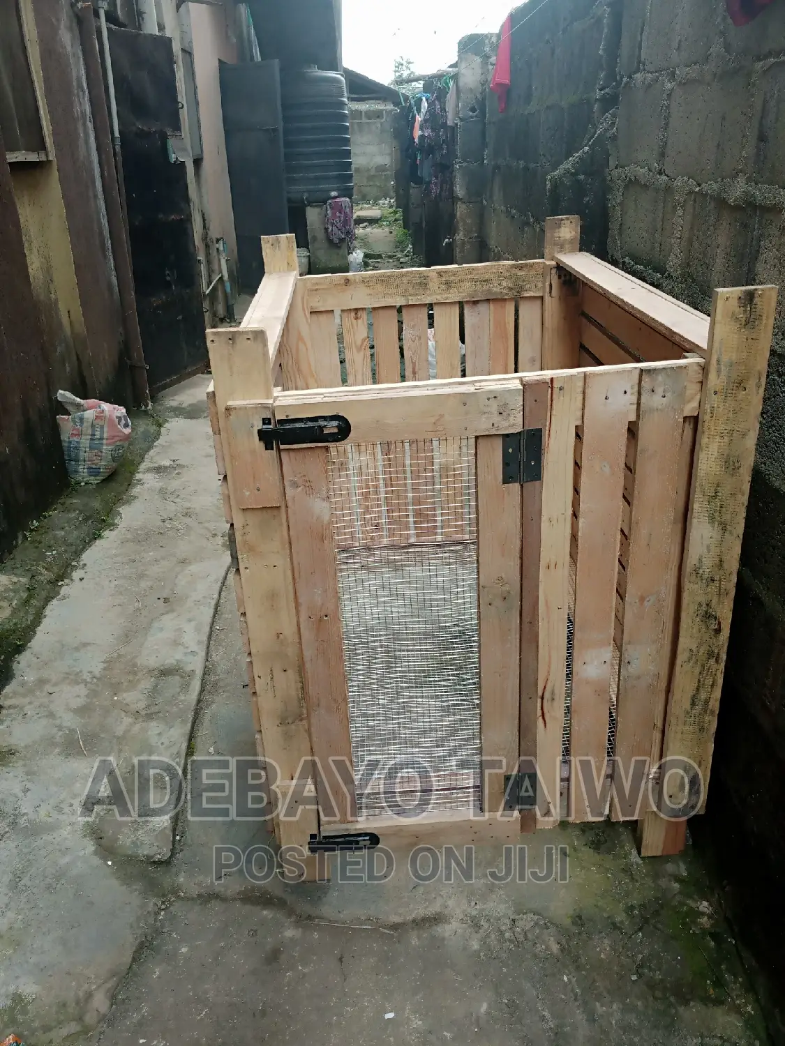 Pallet Wooding Cage for Dogs