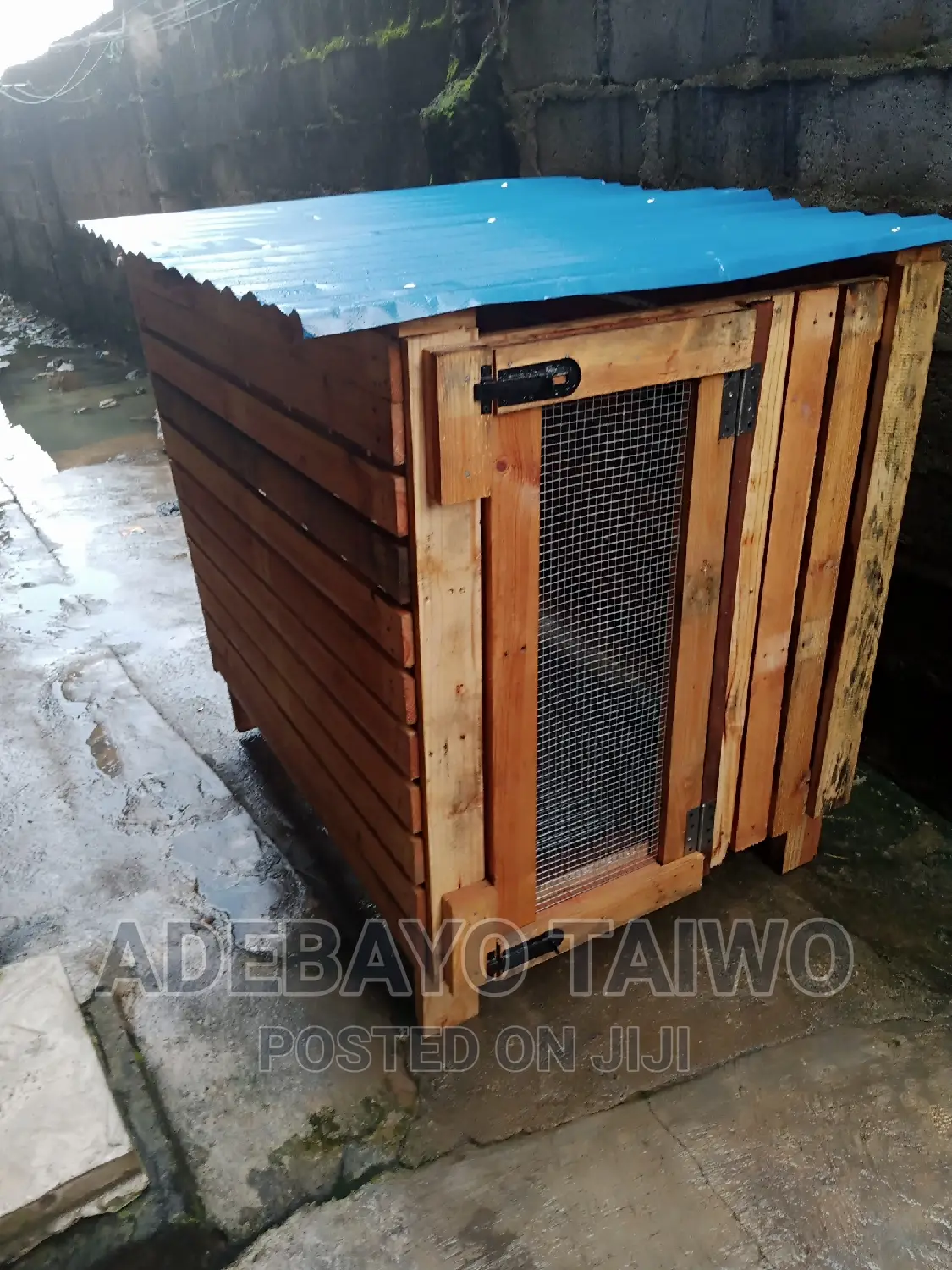 Pallet Wooding Cage for Dogs