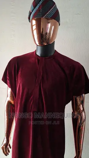 Matt Black Rose Gold Chrome Male Faceless Dummy