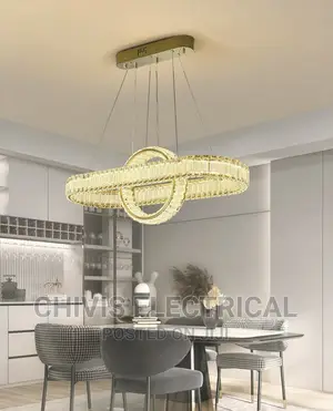 Modern Luxury Crystal LED Pendant Lights Dining Room Kitchen