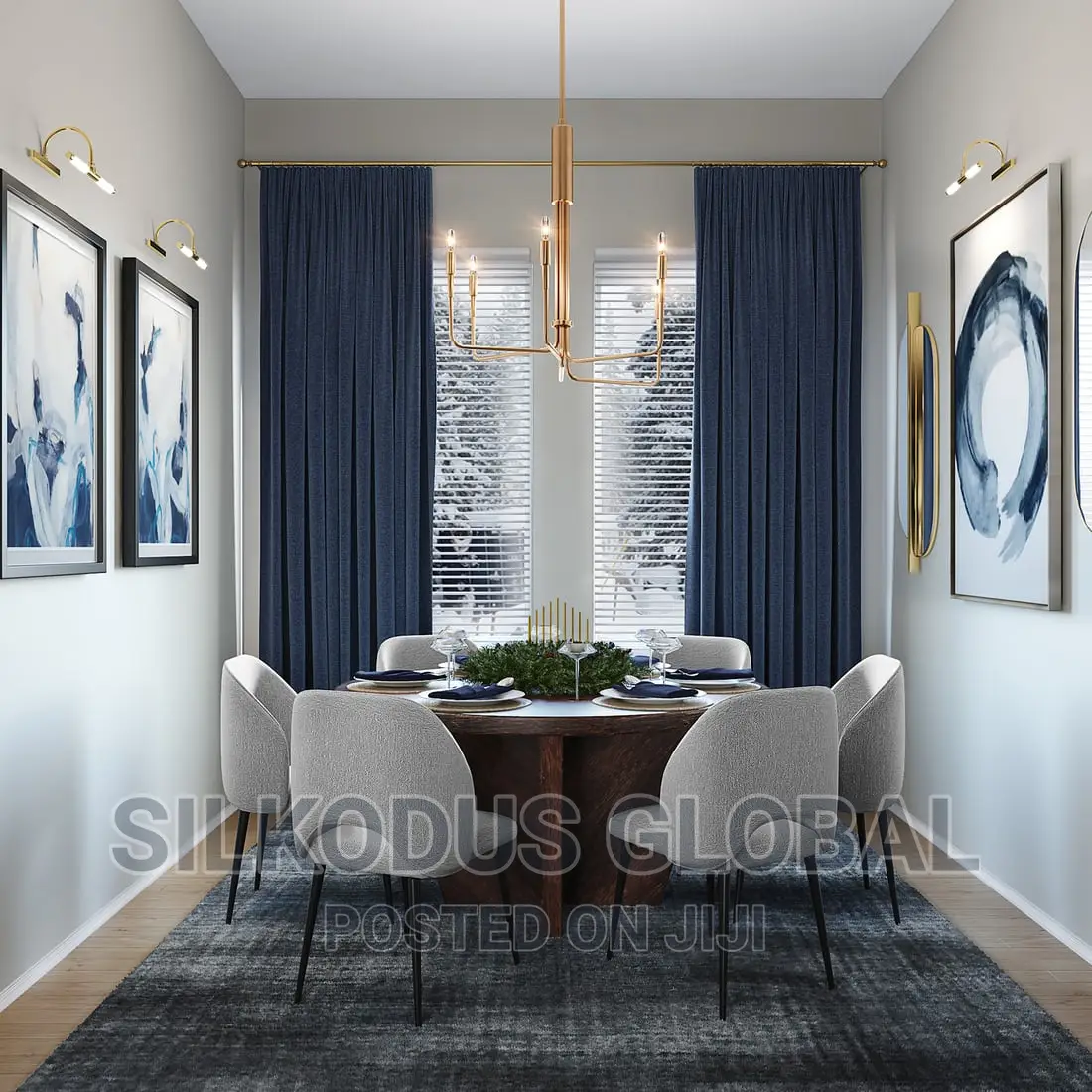 Kitchen Cabinet and Walldrop
