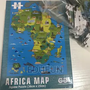 Africa Map Puzzle 100 PCS