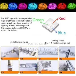 45METER Luces LED Strip 220v Outdoor Graden LED