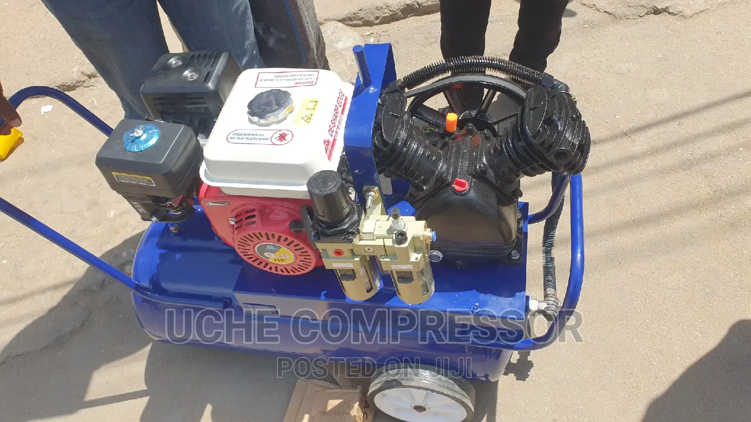 Air Compressor With Engine