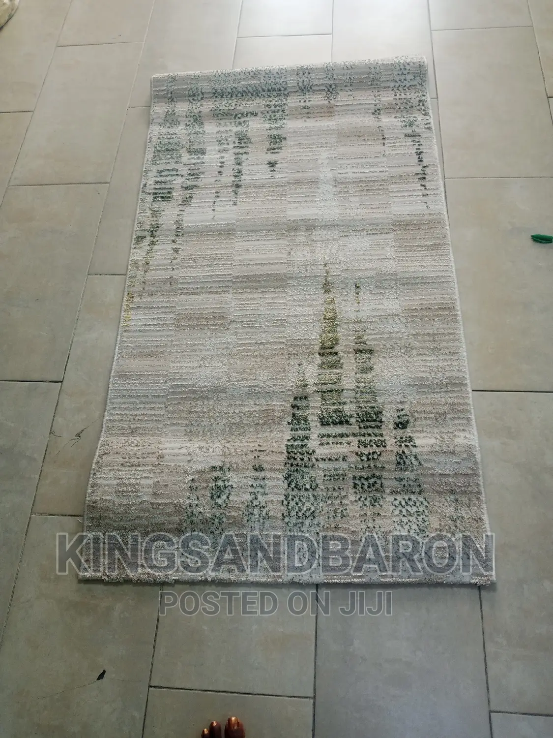 3*5 Shaggy America Designer Center Rug