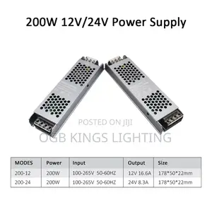 Power Supply Dc 24v 12v Led Driver Adapter Transformer