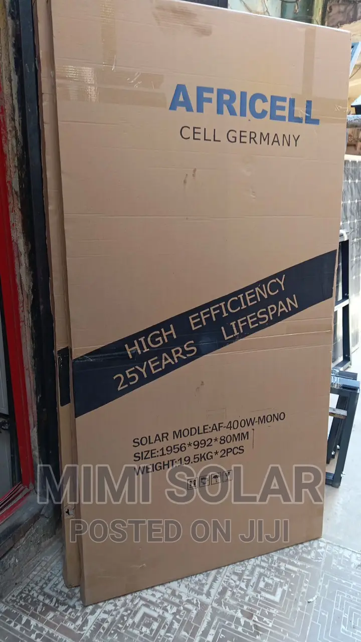 Africell Mono Solar Panel 400 Watts