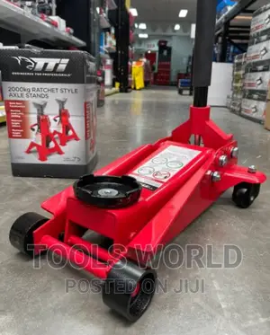 Steel Gallop 3 Ton Trolley Jack, for Garage Automobile