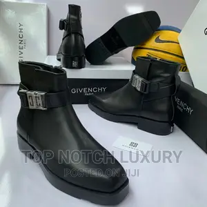 Original Leather Givenchy High Boot Men Women