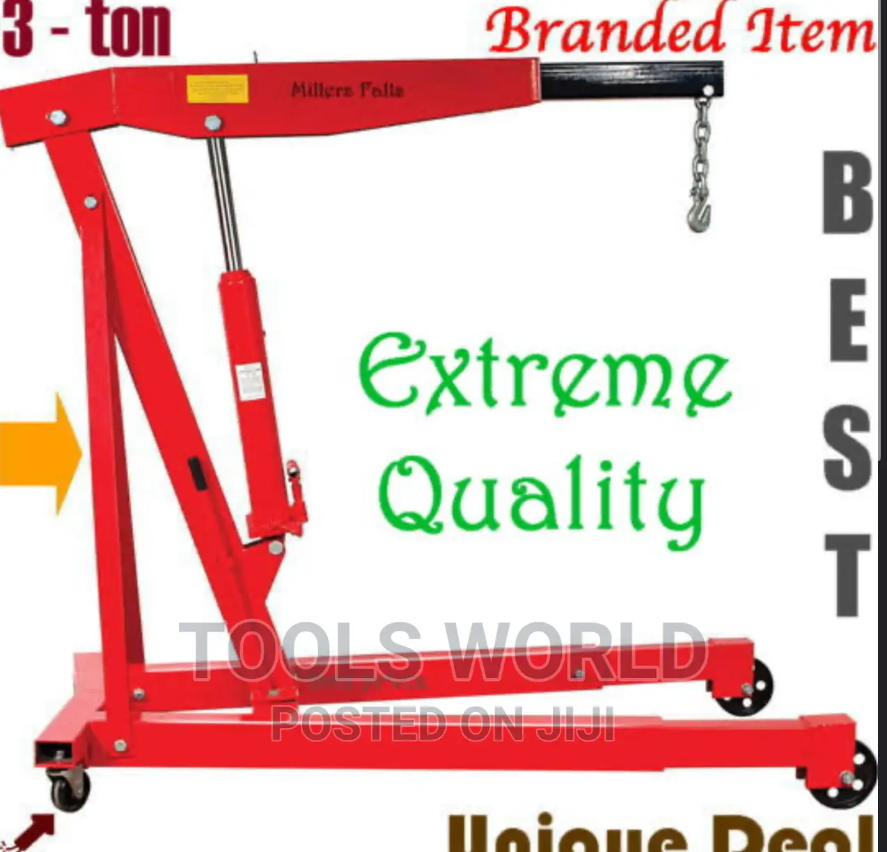 3ton Heavy Duty Workshop Engine Lifting Crane