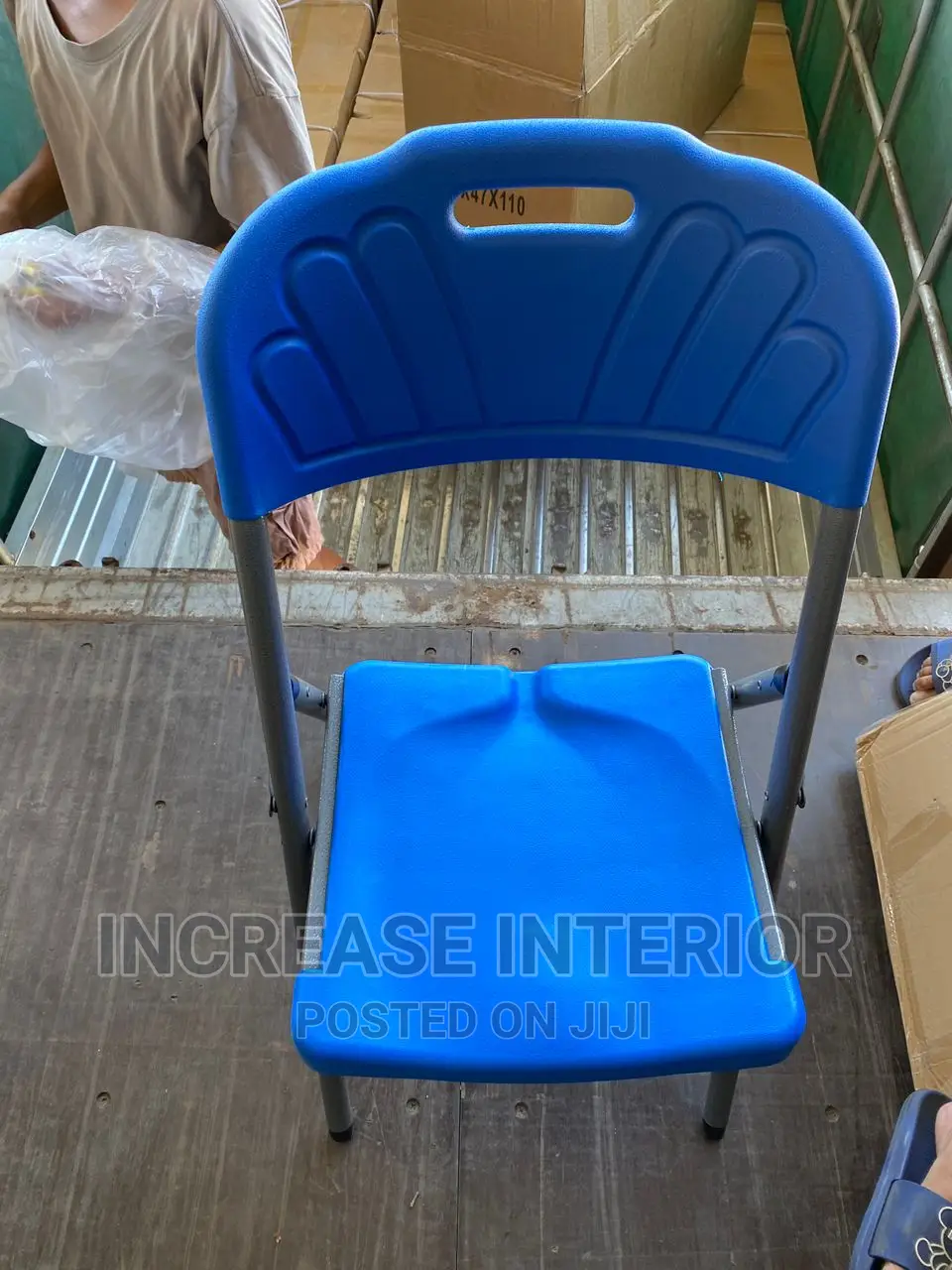 Quality Imported Plastic Collapse Able Chair