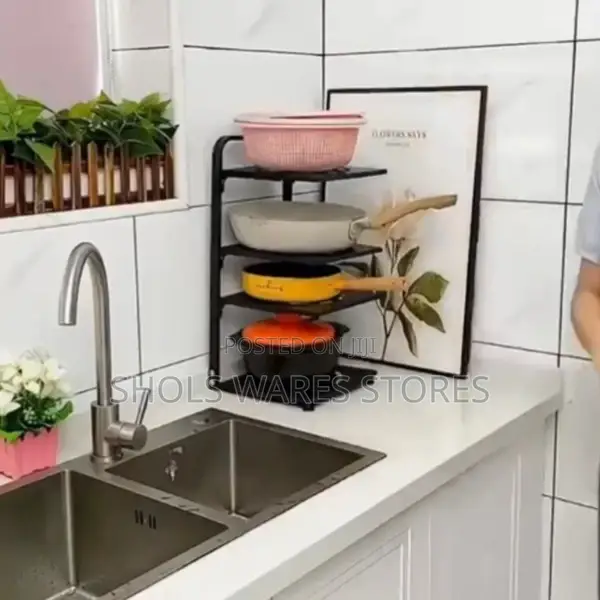 Pot Rack Stand Organizer
