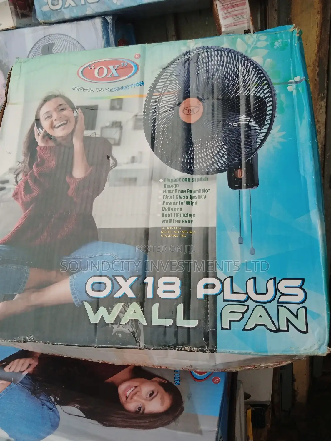 Ox 18inches Wall Mounted Fan