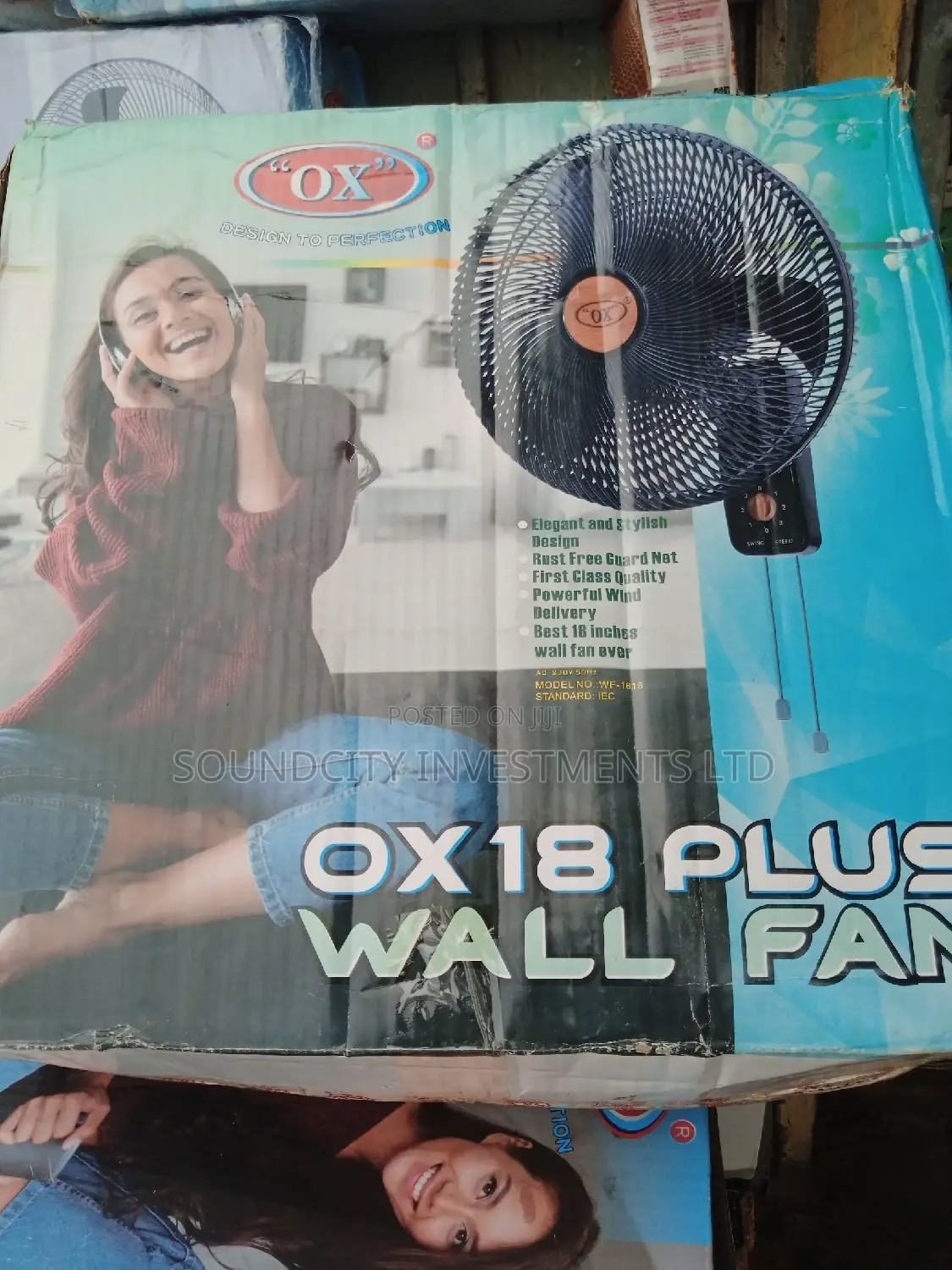 Ox 18inches Wall Mounted Fan