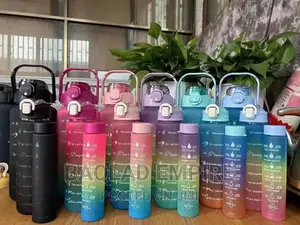 3 in 1 Rubber Water Bottle