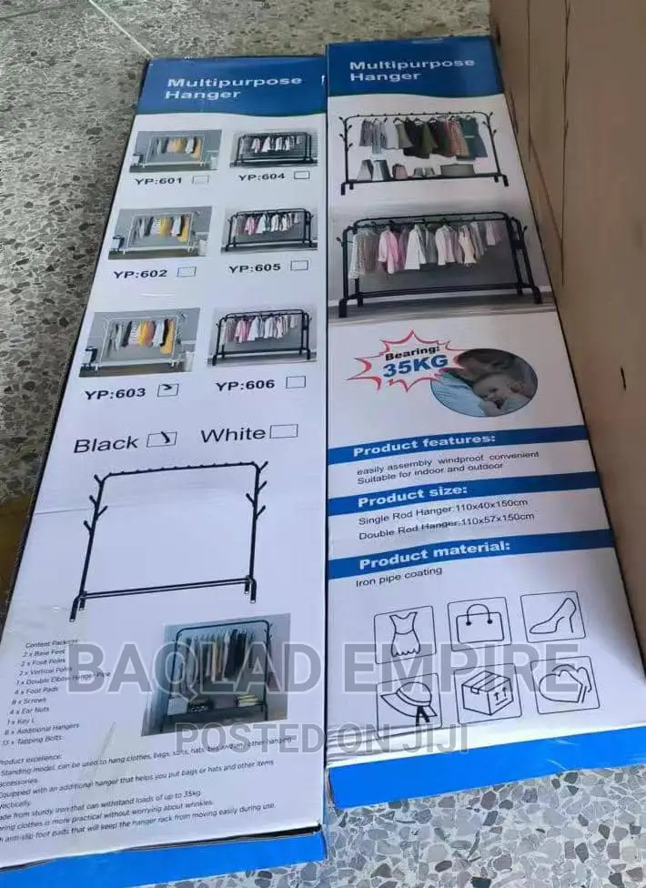 Double Pole Multi Functional Cloth Rack