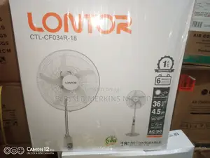 Lontor Rechargeable Standing Fan 18"