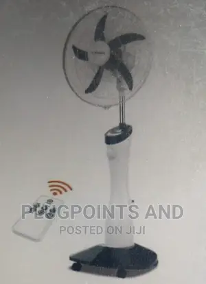Qasa Curvy Rechargeable Grey Col Fan