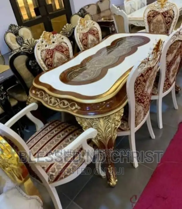 Set of Wooden Dining Table Executive by 6 Seaters in PortHarcourt