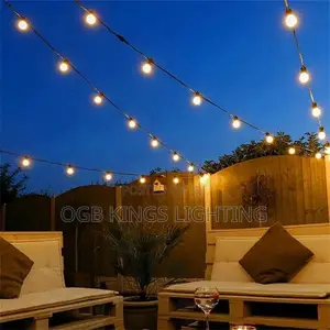 20m 40bulb Patio String Light Garland Lights