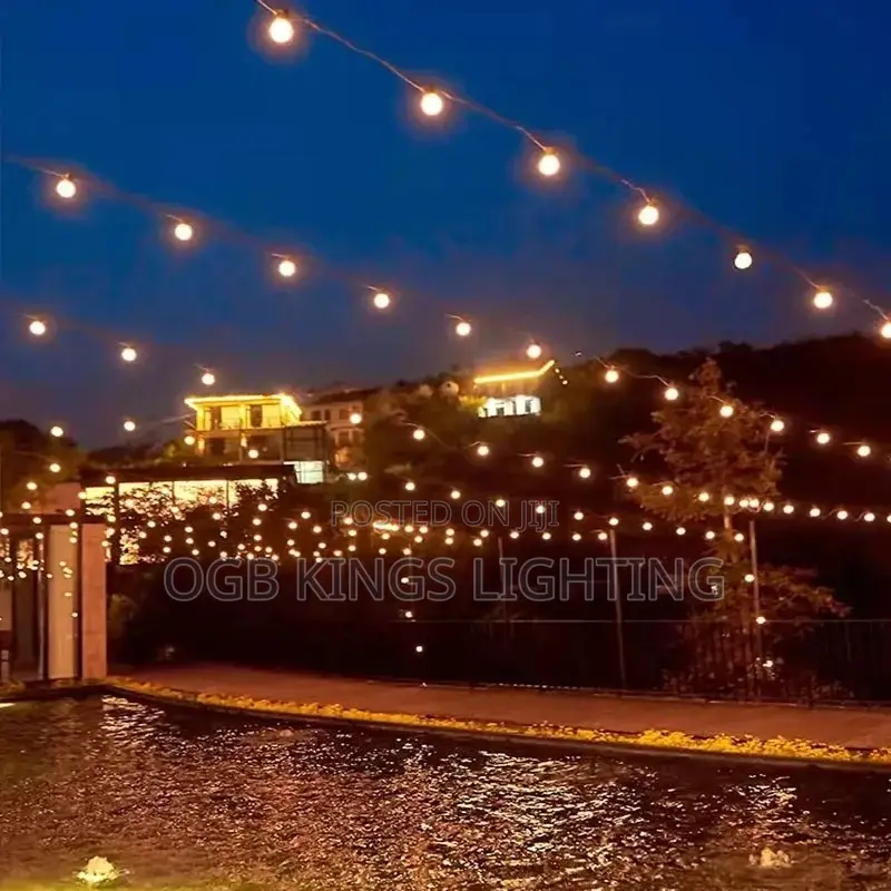 20m 40bulb Patio String Light Garland Lights