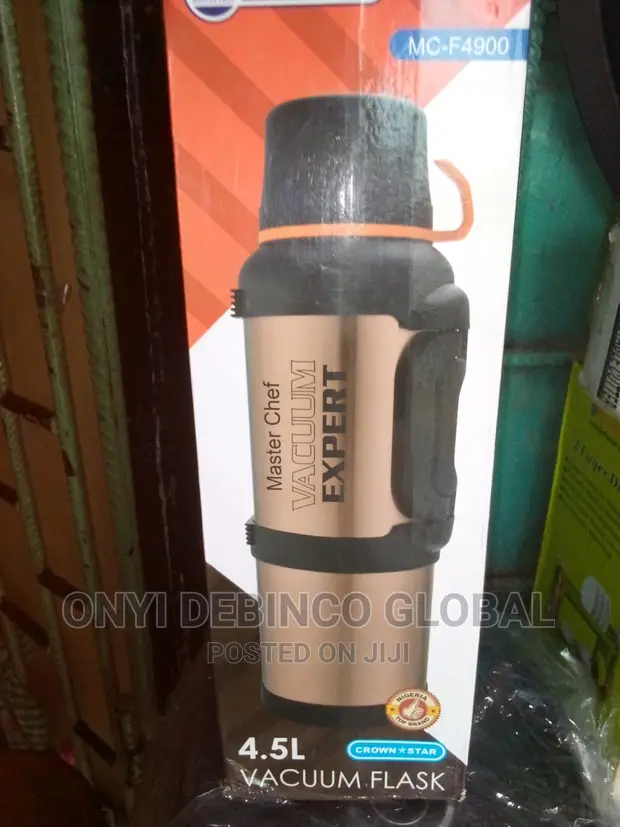 Master Chef L- 24 Hour Hot-Cold Stainless Vacuum Flask in