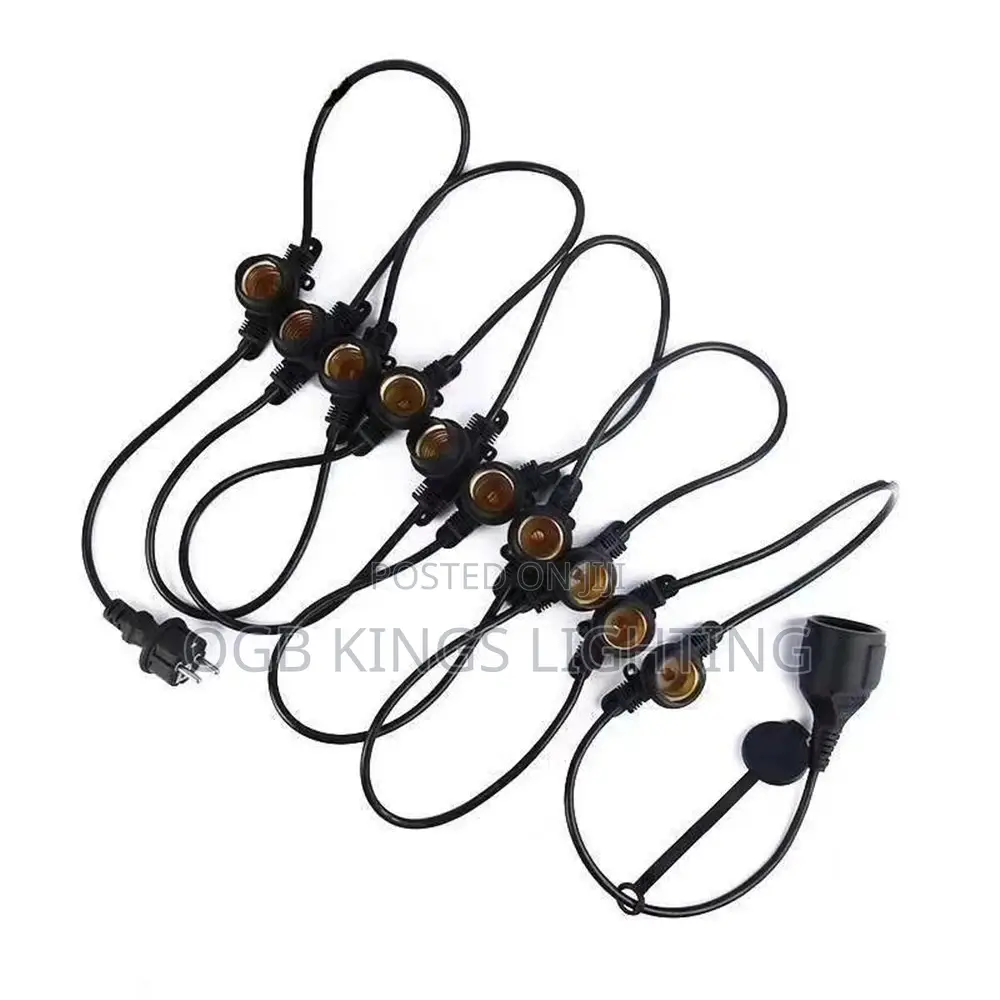 20m 40bulb Patio String Light Garland Lights