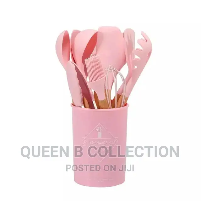 12 Pieces Silicon Cooking Spoon Sets.
