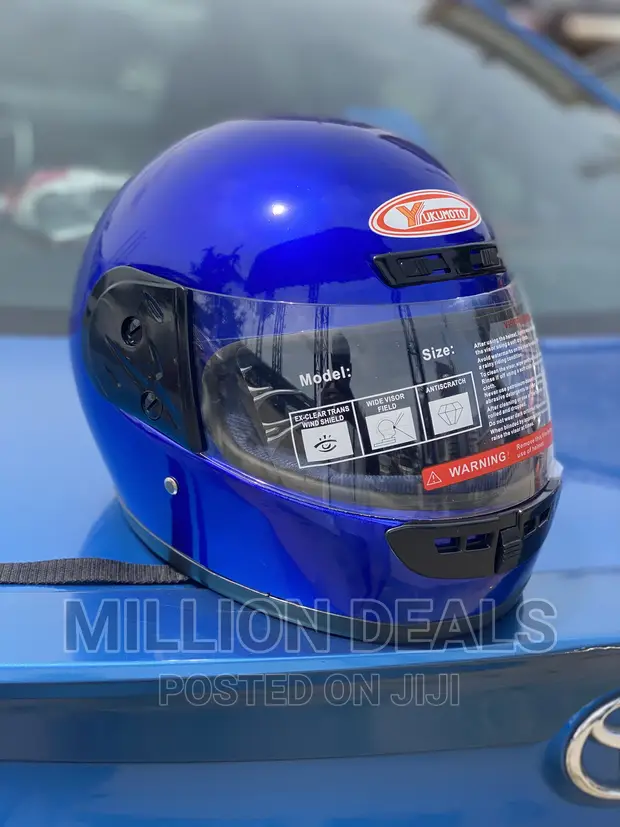 Stylish Polished Biker Luxury Helmet Blue in Ikorodu Sports - Main Image