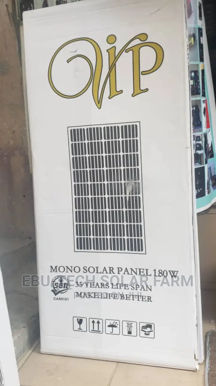 12v 180w Vip Mono Solar Panels