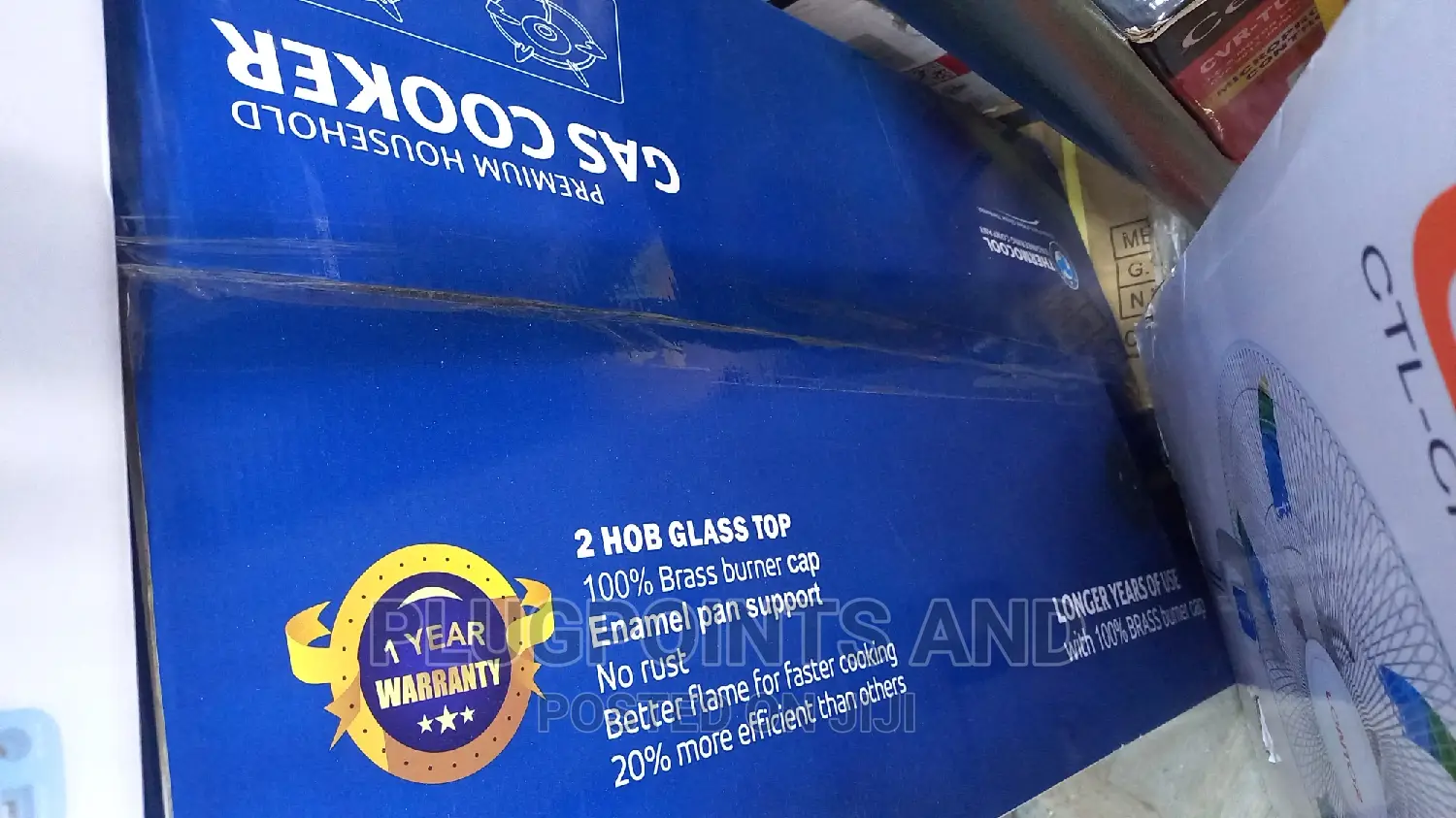 Glas Table Top Gas Cooker With Automatic Ignition.