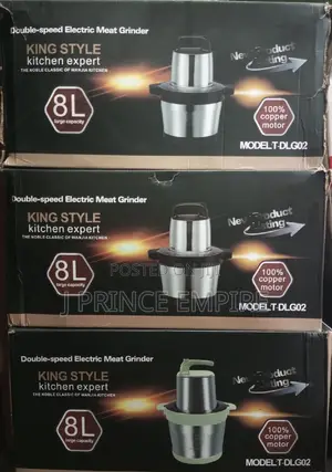 Yam Pounding Machine + Food Processor - 8L - 1200W