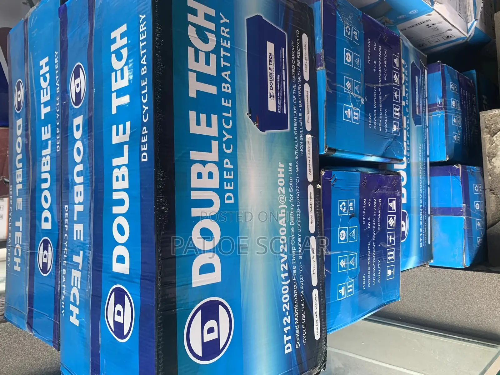 Double Tech Batteries 200a 12v